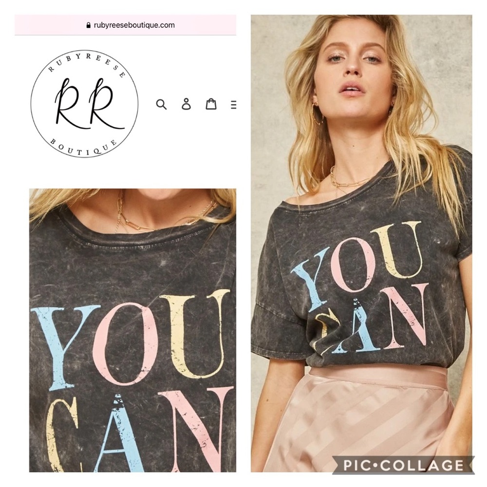 “You Can” vintage graphic tee